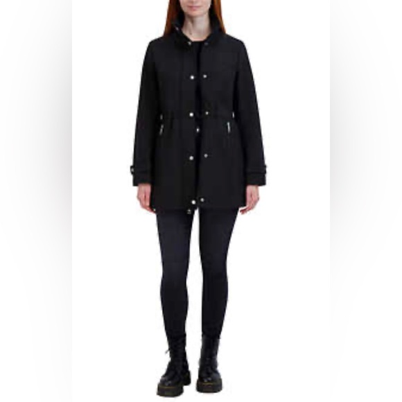 Nautica Women's Black Soft-shell Rain Jacket size XXL - Picture 5 of 13